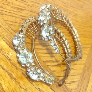 Gold & Silver Earrings